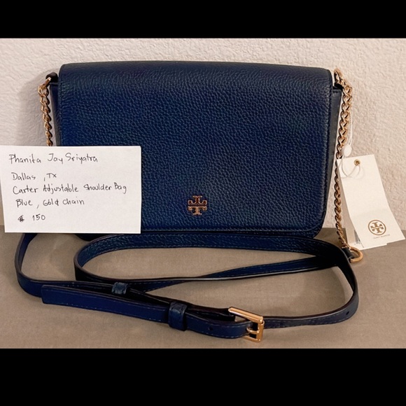 Tory Burch Bags Tory Burch Carter Adjustable Shoulder Bag Poshmark